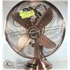 Image 1 : VINTAGE ORIGINAL COPPER FAN OSCILLATING