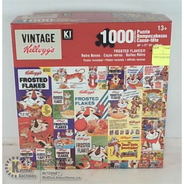 VINTAGE KELLOGGS 1000PC PUZZLE