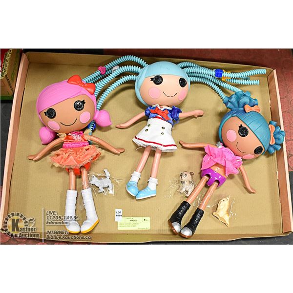 3 MGA ENTERTAINMENT LALALOOPSY DOLLS