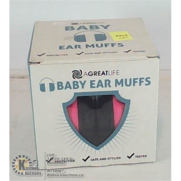 A GREAT LIFE BABY EAR MUFFS.