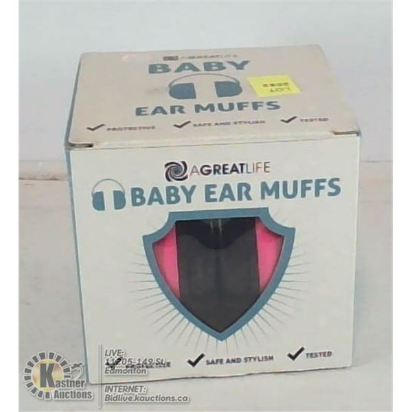 A GREAT LIFE BABY EAR MUFFS.