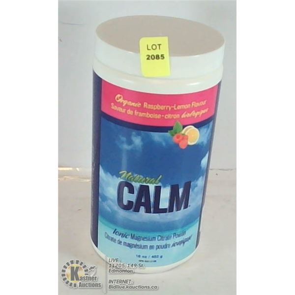 NATURAL CALM IONIC MAGNESIUM CIRTRATE POWDER. 16OZ