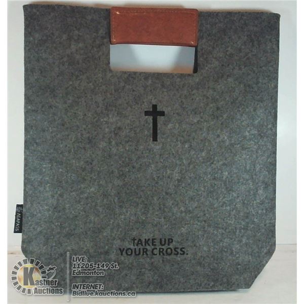 AGAPASS "TAKE UP YOUR CROSS" INSULATED TOTE.