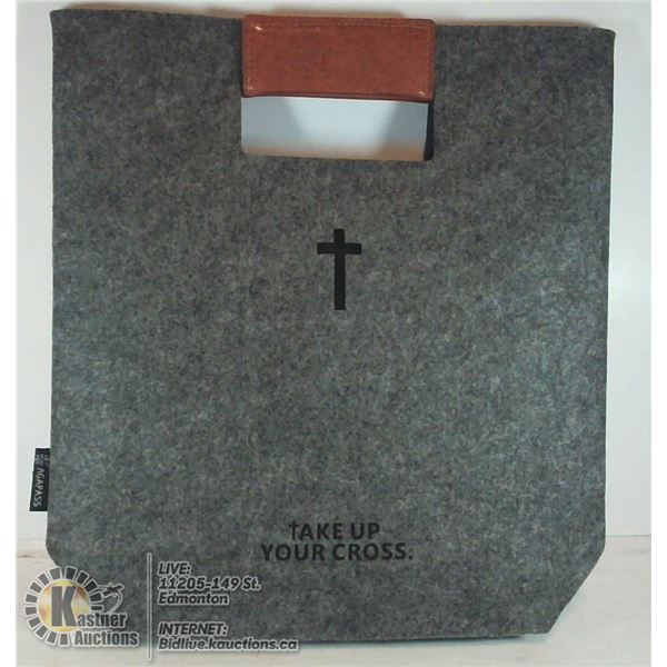 AGAPASS "TAKE UP YOUR CROSS" INSULATED TOTE.