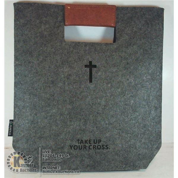 AGAPASS "TAKE UP YOUR CROSS" INSULATED TOTE.