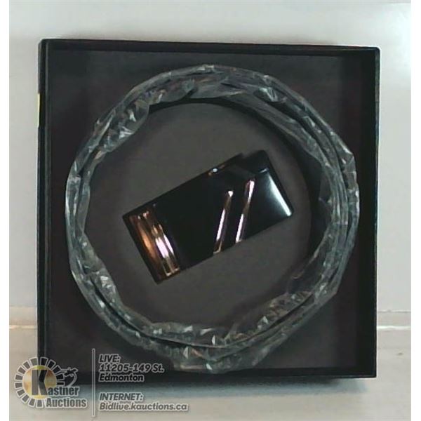 IWALOUGES MENS BELT SET. 45" LENGTH