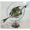Image 1 : MINIATURE GLOBE WITH ROTATING AXIS.