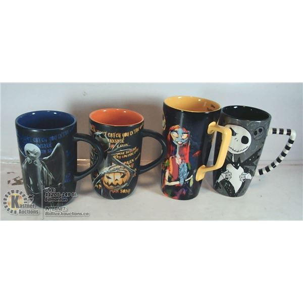 COLLECTION OF 4 WALT DISNEY TIM BURTONS