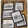 Image 1 : LOT OF 6 SCETCHES OF HISTORICAL EDMONTON BUILDINGS