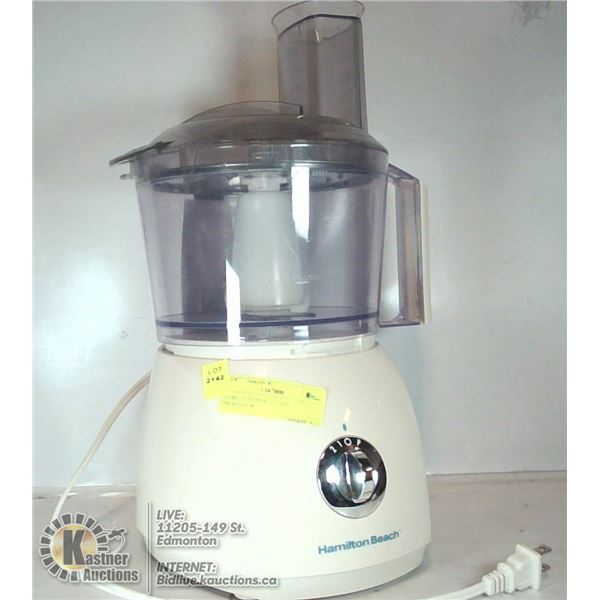HAMILTON BEACH FOOD PROCESSOR