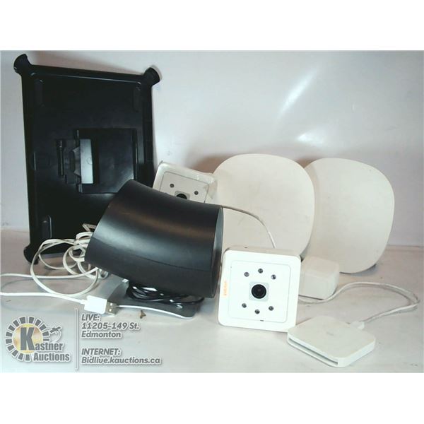 BOX WITH 2 TELUS WIFI BOOSTERS, OTTER BOX