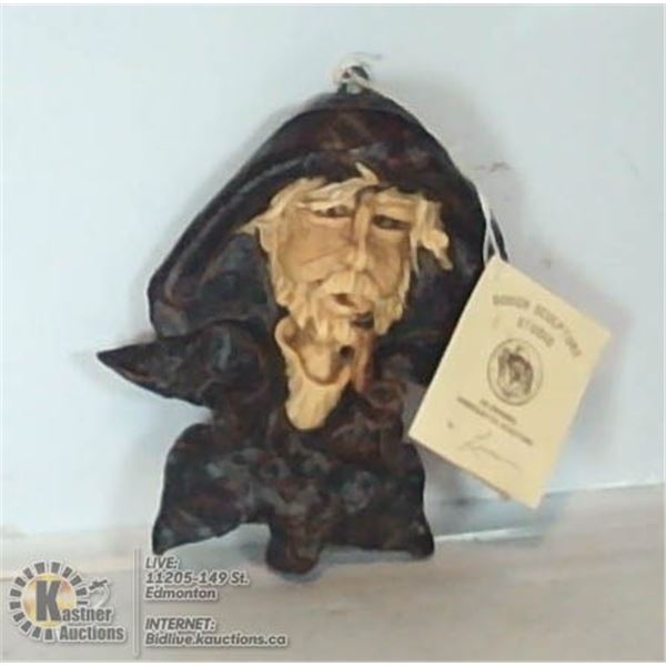 ART GALLERY SIGNED HANDCRAFTED FISHERMAN WITH COA