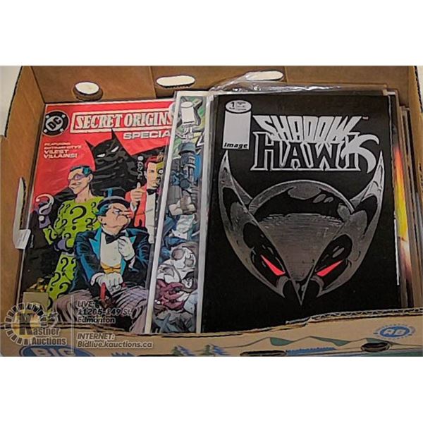 UNCLAIMED BOX OF #1 ISSUE COMICS