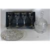 Image 1 : FLAT WITH CRYSTAL GLASS COLLECTION INCL.