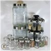Image 1 : LARGE FLAT WITH 16 BOTTLE ROTATING SPICE RACK,