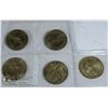 Image 1 : SET OF 5 MONNAIE PARIS  TOKENS 2006, 3 EDMONTON