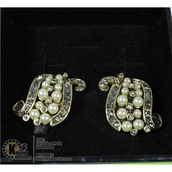 HIEDI DEUS "RETURN TO GRACE"CLIP EARRINGS