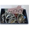 Image 1 : BOX W/ RINGS WATCH BANGLES NECKLACES