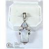 Image 1 : 925 SILVER MOONSTONE UNIQUE PENDANT