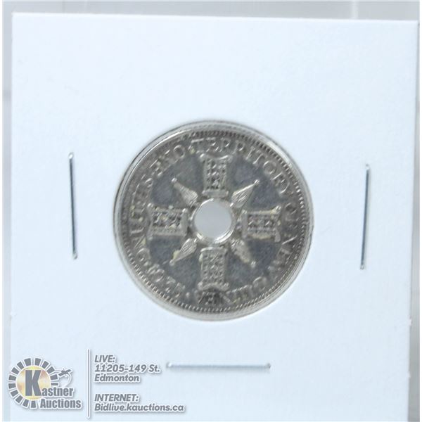 1935 BRITISH NEW GUINEA SILVER SHILLING