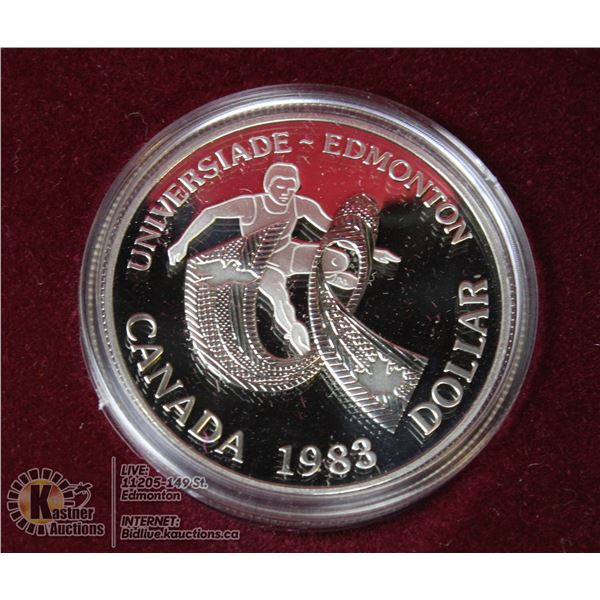 1983 CANADA CASED PROOF SILVER DOLLAR