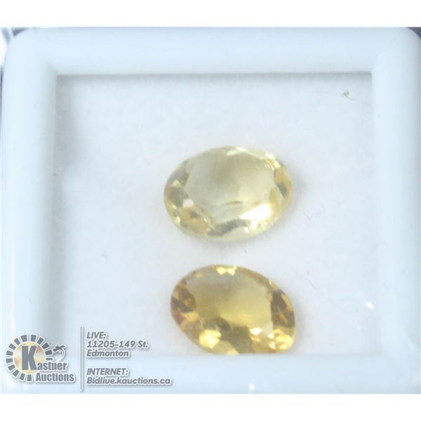 #55-CITRINE GEMSTONES OVAL 3.10CT