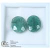 Image 1 : #75-GREEN EMERALD GEMSTONES OVAL 7.5CT