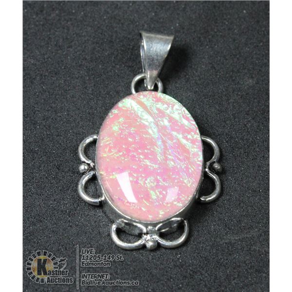 #186- AUSTRALIAN TRIPLE OPAL PENDANT