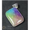 Image 1 : #190- RAINBOW SOLAR QUARTZ PENDANT