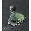 Image 1 : #179- NATURAL PREHNITE PENDANT