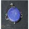 Image 1 : #174-  NATURAL LAPIZ PENDANT