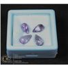 Image 1 : #35-PURPLE AMETHYST GEMSTONES 10.55CT