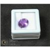 Image 1 : #119-PURPLE AMETHYST GEMSTONE OVAL 4.25CT