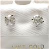 Image 1 : MZ7-9 14K  DIAMOND EARRINGS