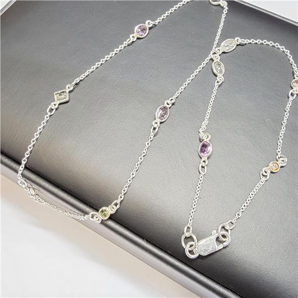 MZ7-27 SILVER RUBY, CITRINE, BLUE TOPAZ, AMETHYST,