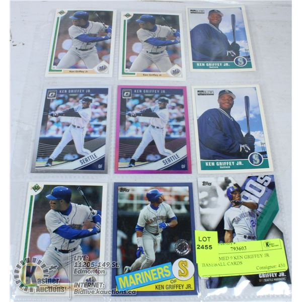 UNCLAIMED 9 KEN GRIFFEY JR BASEBALL CARDS
