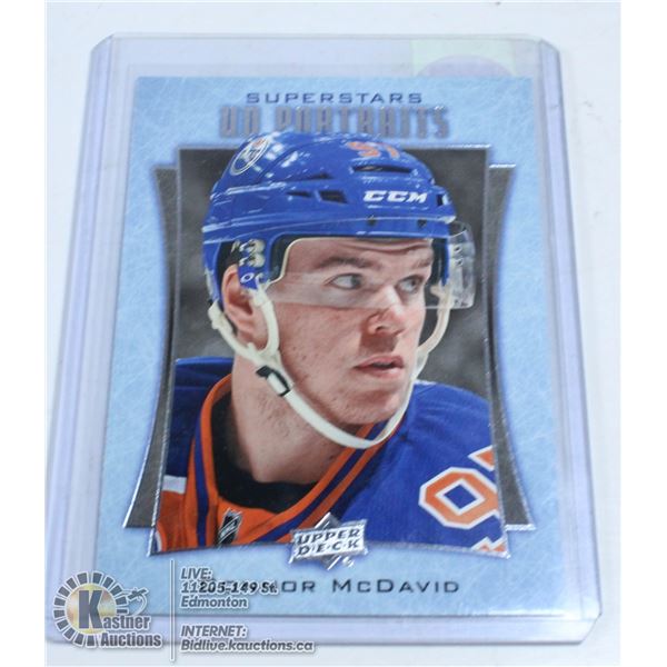 2016-17 UPPER DECK CONNOR MCDAVID UD PORTRIATS