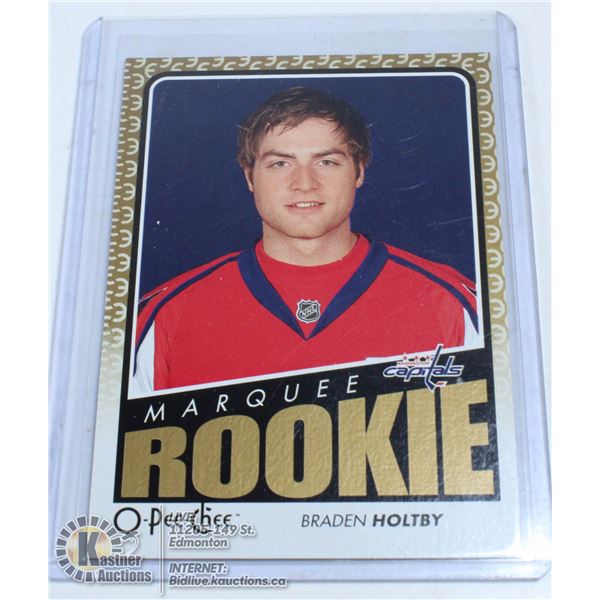 2009-10 OPC BRADEN HOLTBY MARQUEE ROOKIE
