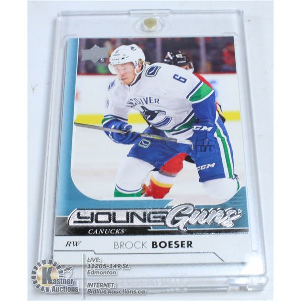 2017-18 UPPER DECK BROCK BOESER YOUNG GUNS