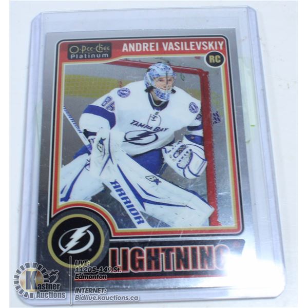 2014-15 OPC PLATINUM ANDREI VASILEVSKIY RC