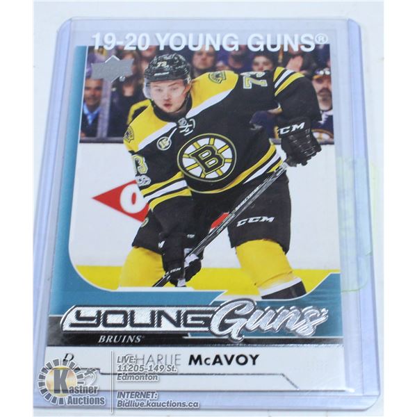 2017-18 UPPER DECK CHARLIE MCAVOY YOUNG GUNS