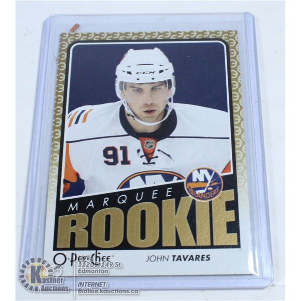2009-10 OPC JOHN TAVARES MARQUEE ROOKIE