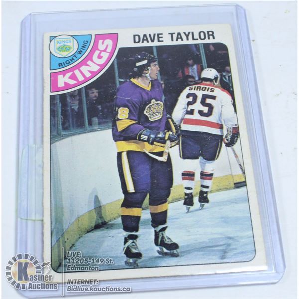 1978-79 OPC DAVE TAYLOR