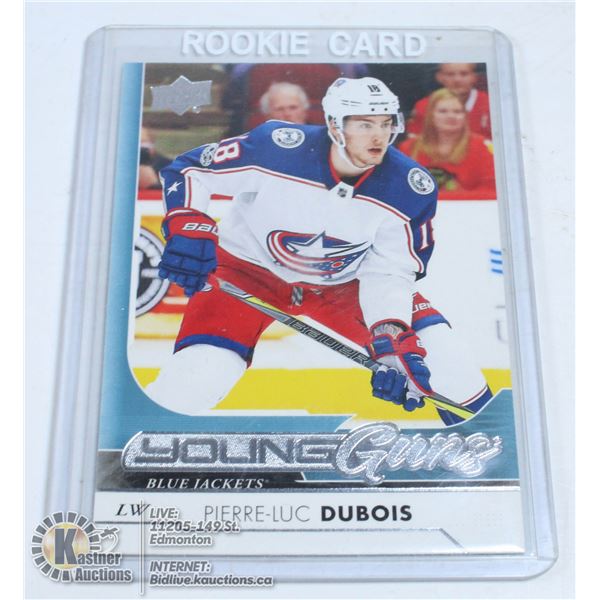 2017-18 UPPER DECK PIERRE-LUC DUBOIS YOUNG GUNS