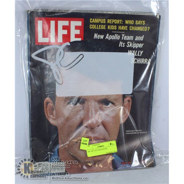 SIX 1967 LIFE MAGAZINES