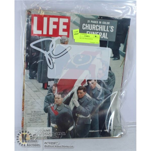 FIVE 1965 LIFE MAGAZINES