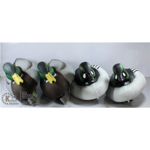 4 DUCK DECOYS THE ORIGINAL TANGLE FREE
