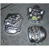 Image 1 : DRACULA, CLOWN, & HAMBURGER WILTON CAKE PANS