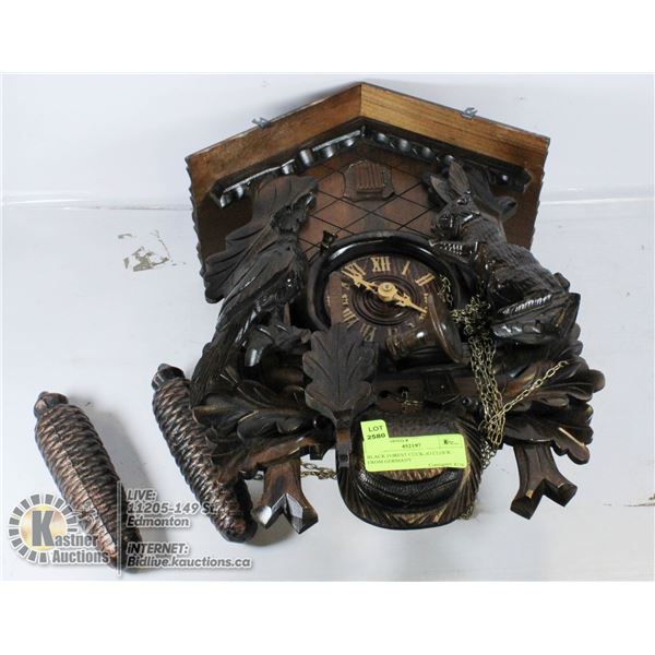 BLACK FOREST CUCKOO CLOCK FROM GERMANY