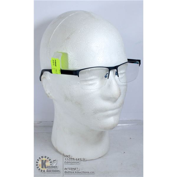 NEW C ZONE EYEGLASS FRAMES E5200 BLACK 55-18-145